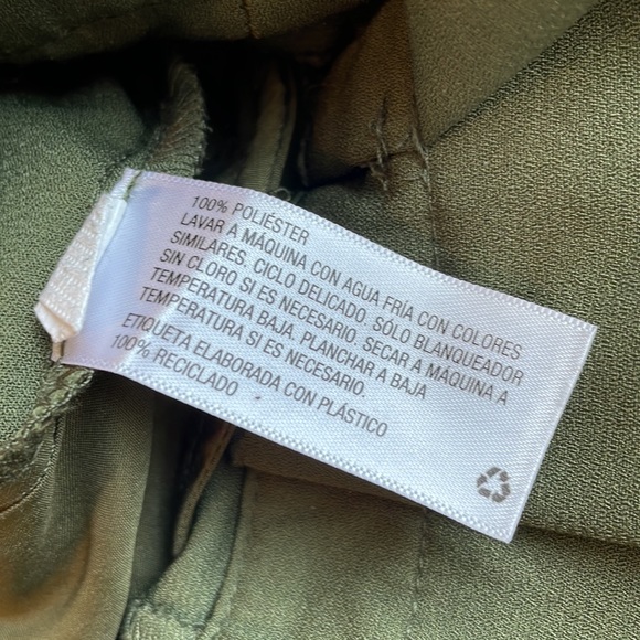 NWOT Paper Bag Waist Wide Leg Pants - Picture 8 of 8